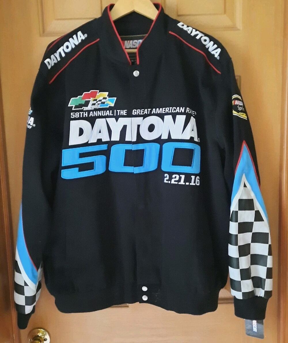 NWT JH Design 2016 Daytona 500 Nascar Racing Jacket New Dead Stock PO500972